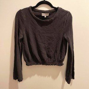 Madewell - Texture & Thread Size XS Black Long sleeve Top